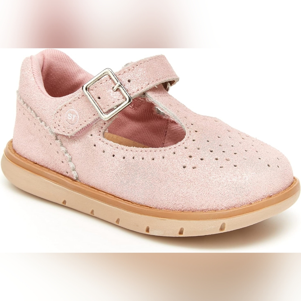 Stride Rite Powder Pink Patent Leather Nell Mary Janes